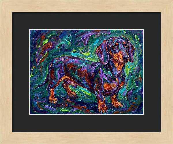 Dachshund In Vibrant Colors