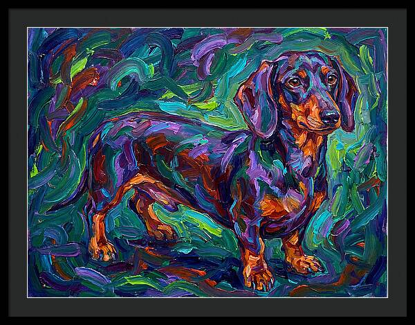 Dachshund In Vibrant Colors