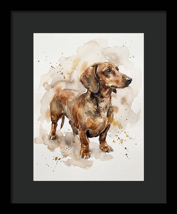 Dachshund In Watercolor