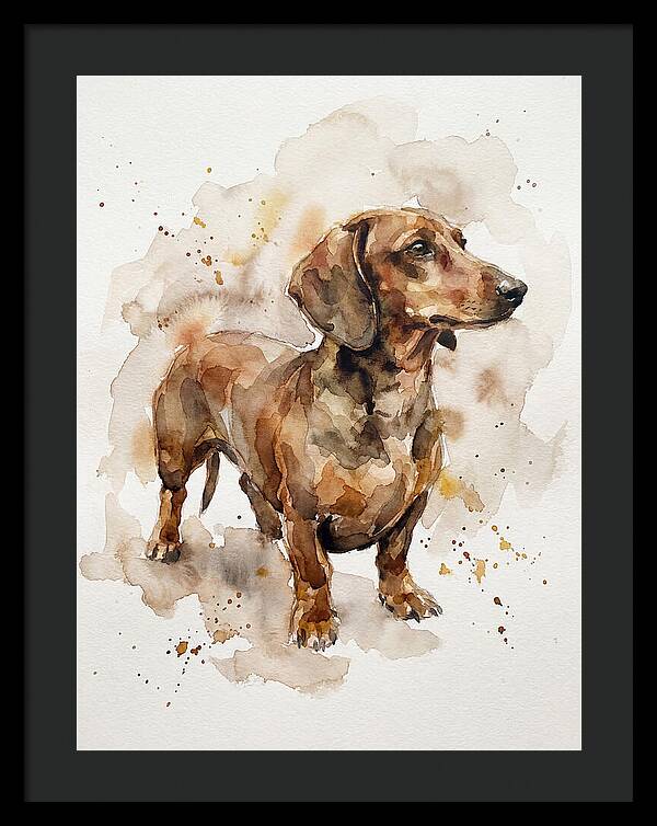Dachshund In Watercolor