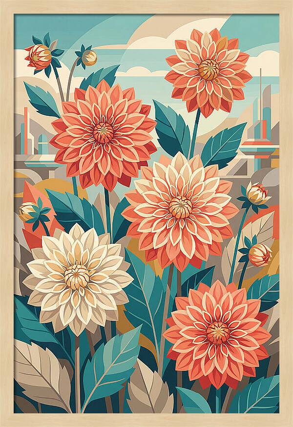 Dahlia Bloom Serenity