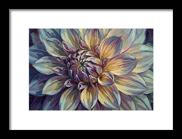 Dahlia Blossom In Expressionist Style