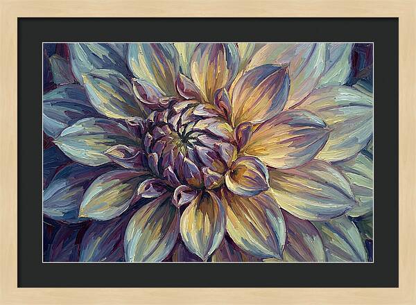 Dahlia Blossom In Expressionist Style