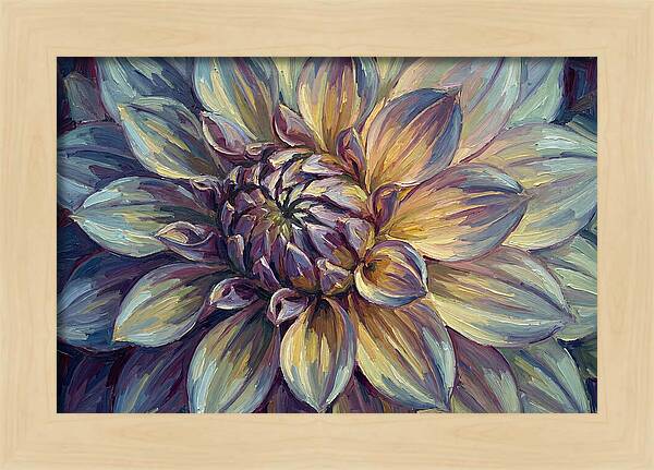Dahlia Blossom In Expressionist Style