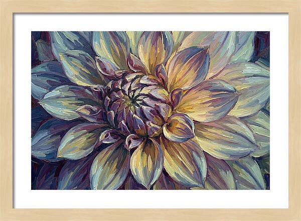 Dahlia Blossom In Expressionist Style