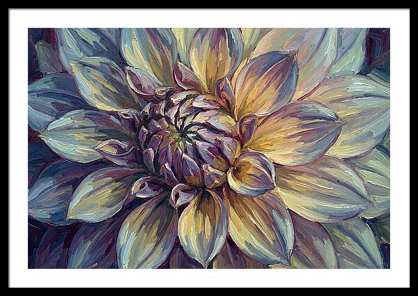 Dahlia Blossom In Expressionist Style