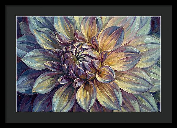 Dahlia Blossom In Expressionist Style