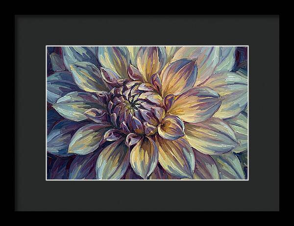 Dahlia Blossom In Expressionist Style