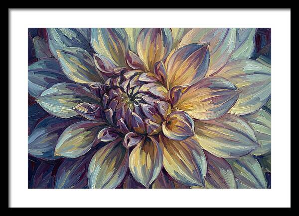 Dahlia Blossom In Expressionist Style