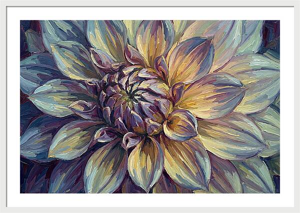 Dahlia Blossom In Expressionist Style