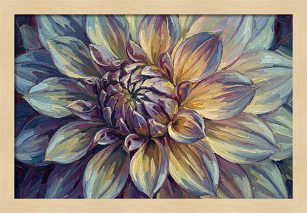 Dahlia Blossom In Expressionist Style