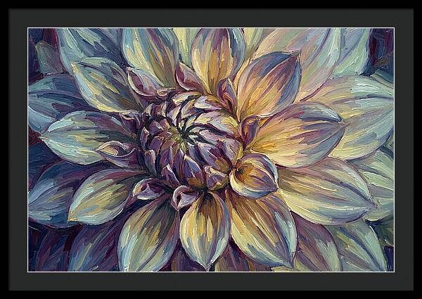 Dahlia Blossom In Expressionist Style