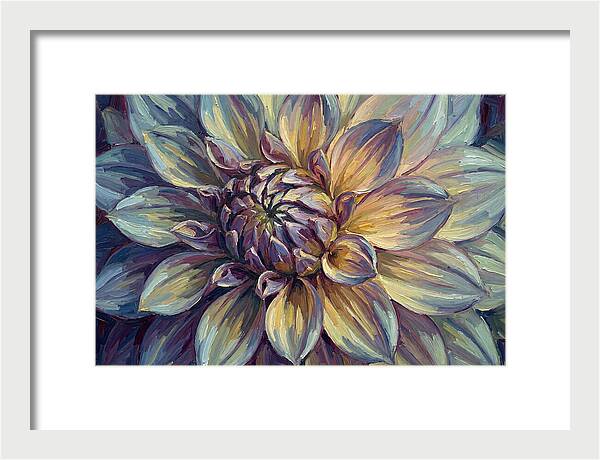 Dahlia Blossom In Expressionist Style