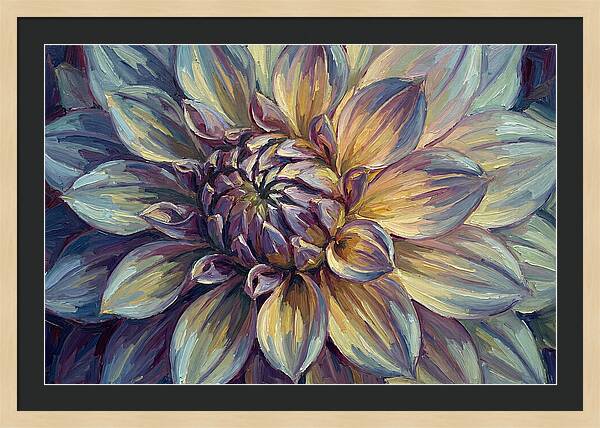 Dahlia Blossom In Expressionist Style