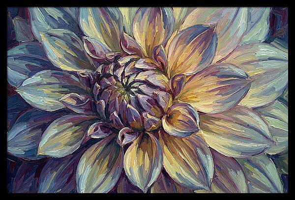 Dahlia Blossom In Expressionist Style