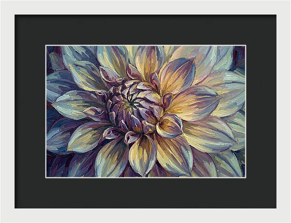 Dahlia Blossom In Expressionist Style