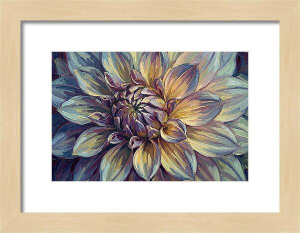 Dahlia Blossom In Expressionist Style