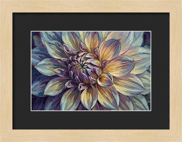 Dahlia Blossom In Expressionist Style