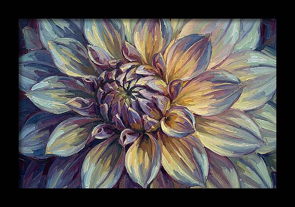 Dahlia Blossom In Expressionist Style