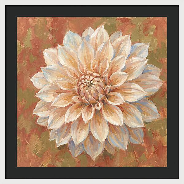 Dahlia Blossom In Soft Hues