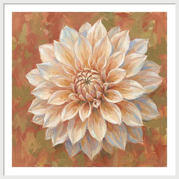 Dahlia Blossom In Soft Hues