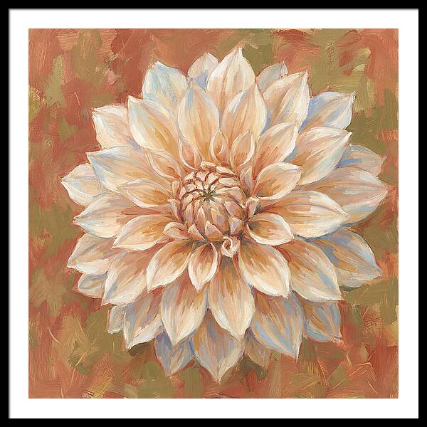 Dahlia Blossom In Soft Hues
