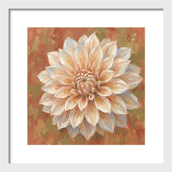 Dahlia Blossom In Soft Hues