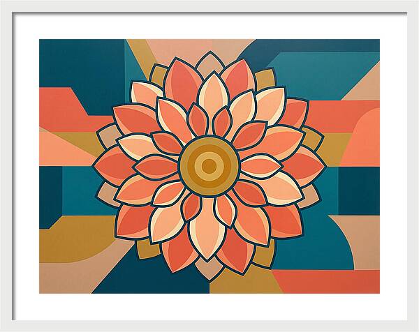 Dahlia Blossom Mandala
