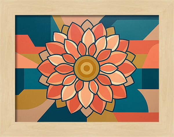 Dahlia Blossom Mandala
