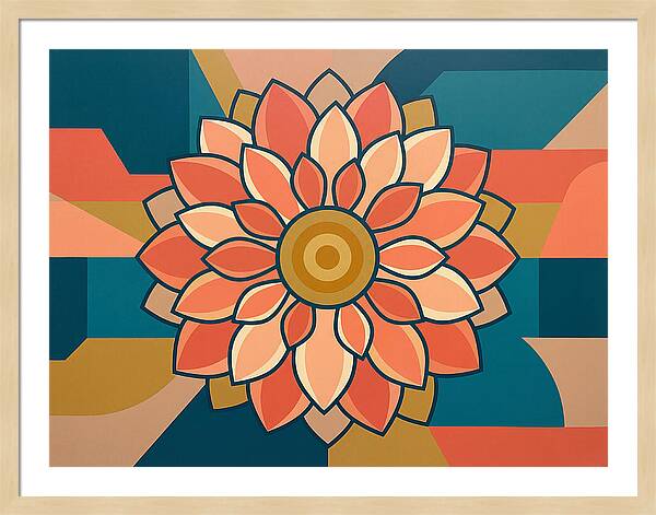 Dahlia Blossom Mandala