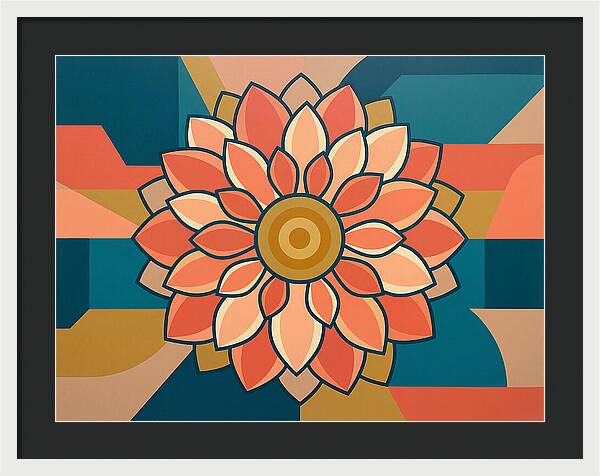 Dahlia Blossom Mandala