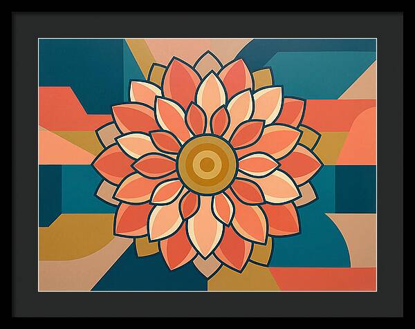 Dahlia Blossom Mandala