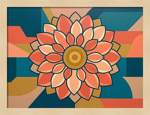 Dahlia Blossom Mandala
