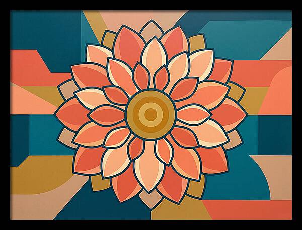 Dahlia Blossom Mandala