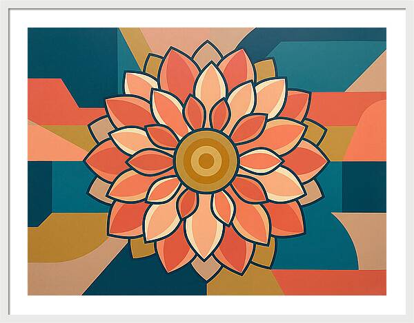 Dahlia Blossom Mandala