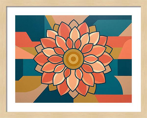 Dahlia Blossom Mandala