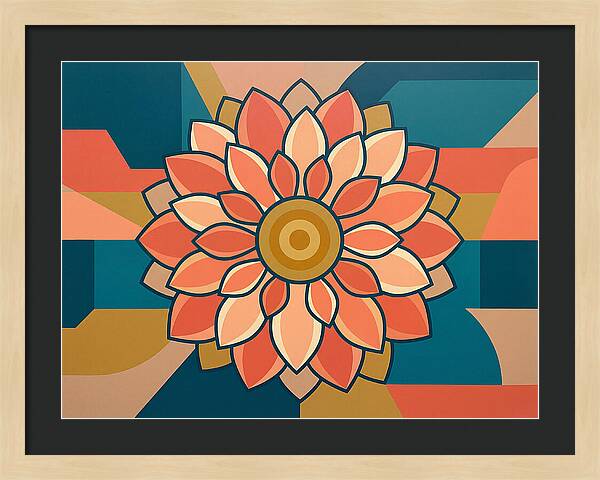 Dahlia Blossom Mandala