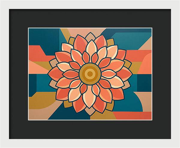 Dahlia Blossom Mandala