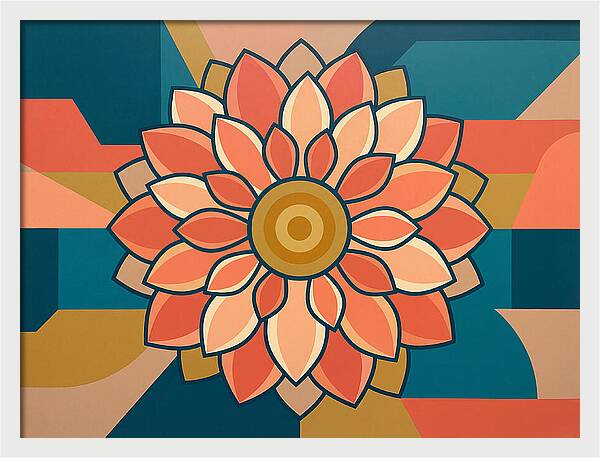 Dahlia Blossom Mandala