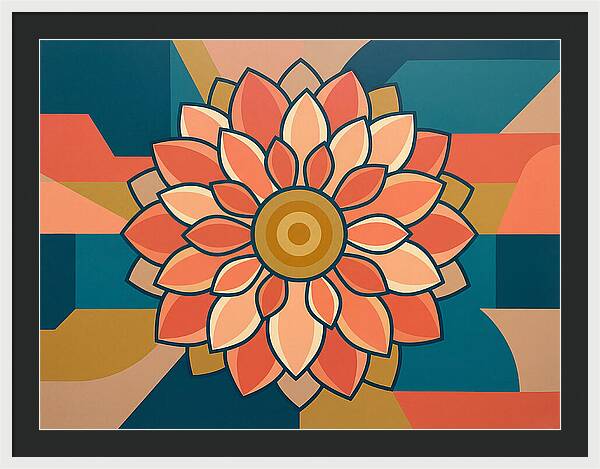 Dahlia Blossom Mandala