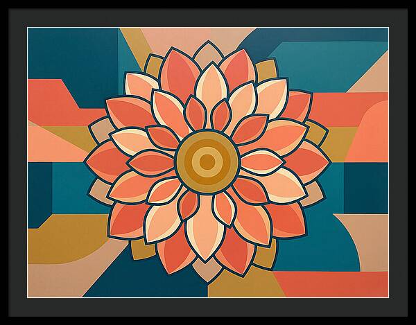 Dahlia Blossom Mandala