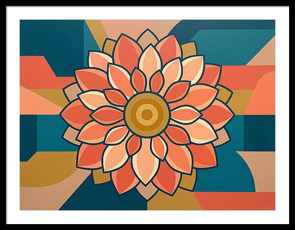 Dahlia Blossom Mandala