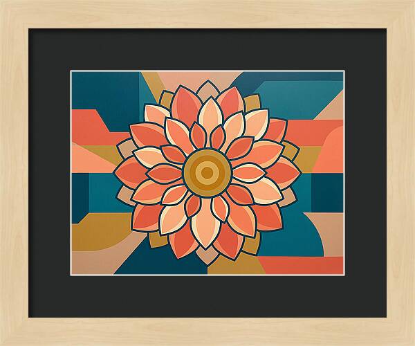 Dahlia Blossom Mandala