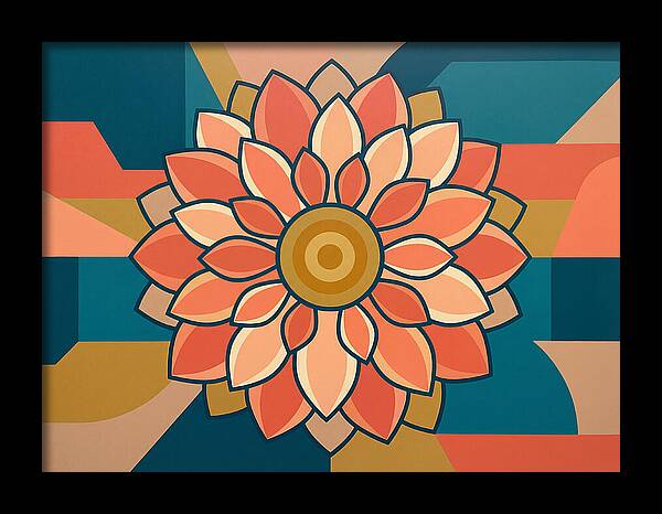 Dahlia Blossom Mandala