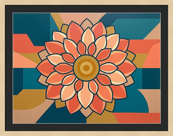 Dahlia Blossom Mandala