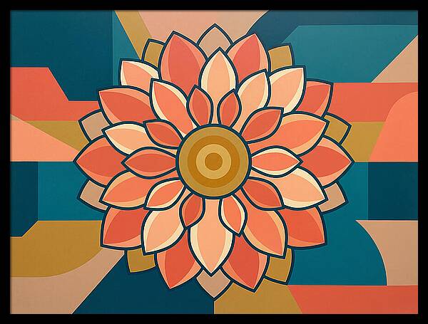 Dahlia Blossom Mandala
