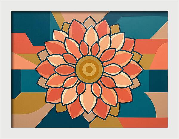 Dahlia Blossom Mandala