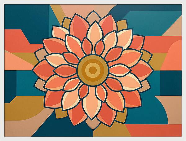 Dahlia Blossom Mandala