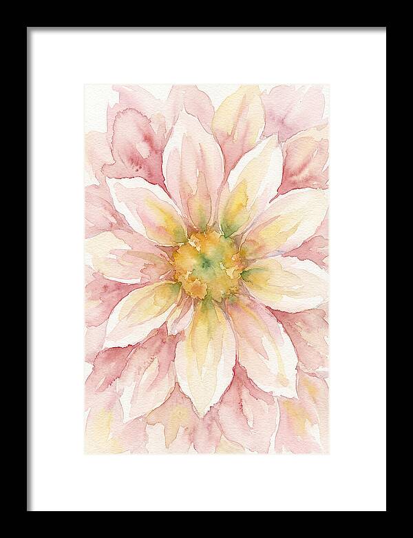 Dahlia Blossom Watercolor