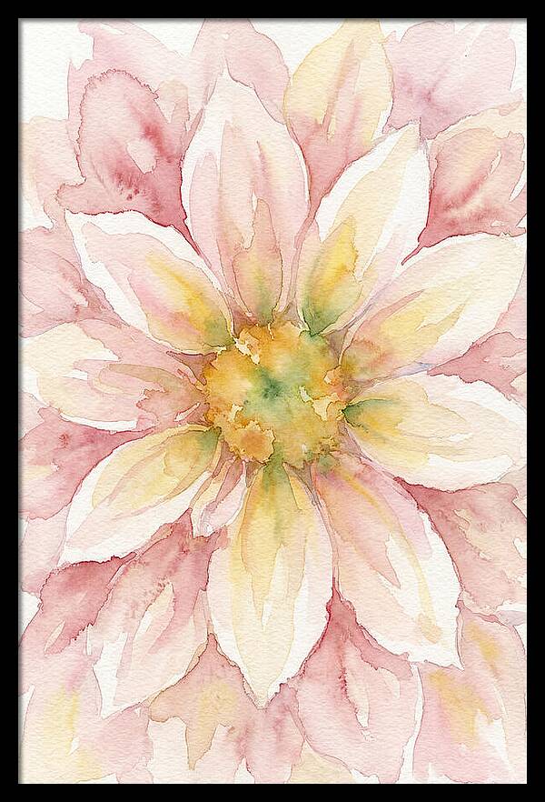 Dahlia Blossom Watercolor